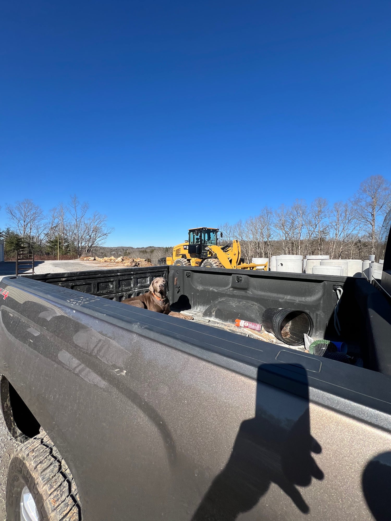 equipment tires on loader